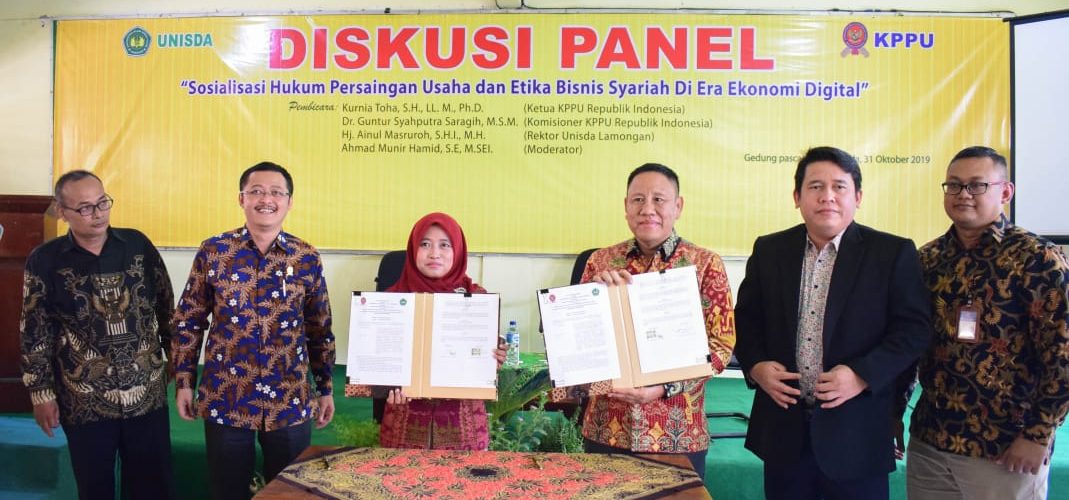 KPPU-UNISDA Jalin Kerja Sama dalam Rangka Internalisasi Nilai-Nilai Persaingan Usaha