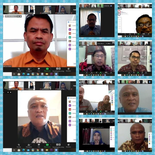 Silaturahmi Online Kanwil VI dengan Pimpinan Universitas Muhammadiyah se-Sulawesi