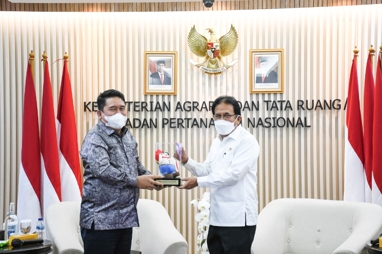 KPPU Melaksanakan Audiensi Dengan Mentri ATR/BPN dan JAMDATUN Kejaksaan Agung RI