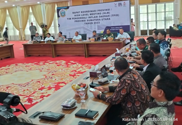 Kanwil I Hadiri High Level Meeting (HLM) TPID Provinsi Sumut 2023