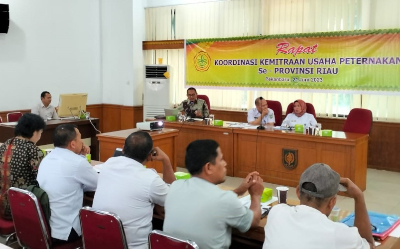Berkolaborasi Awasi Kemitraan Peternakan di Riau