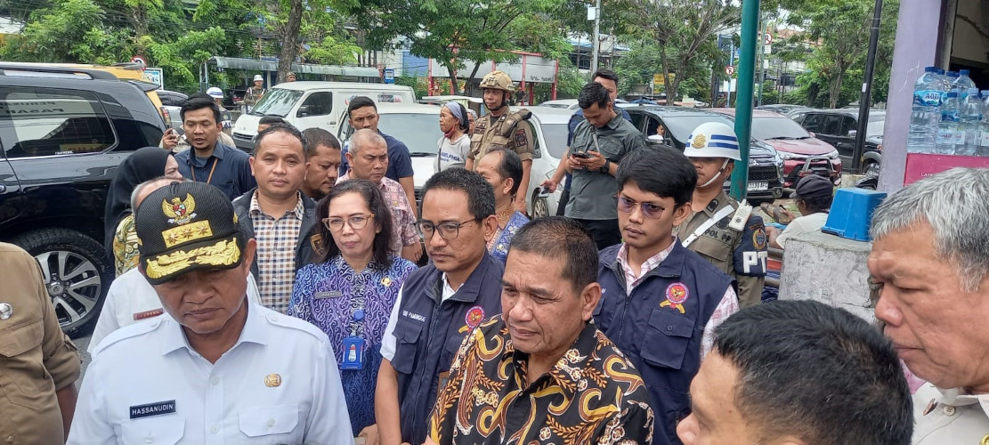 KPPU Kanwil I Bersama PJ Gubernur Sumatera Utara Monitoring Harga Bahan Pangan Pokok (Bapok)