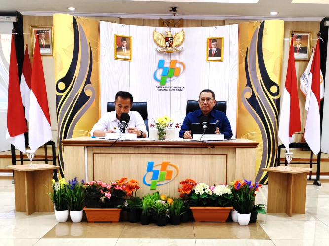 Bersama Pj. Gubernur Jawa Barat, Kanwil III Menghadiri Undangan Rilis Berita Statistik BPS Jabar