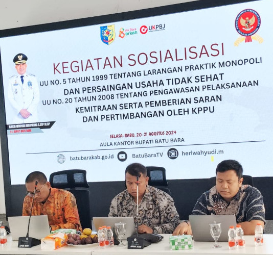 KPPU Ingatkan Pelaku Usaha Ciptakan Iklim Persaingan Usaha yang Sehat di Kabupaten Batu Bara